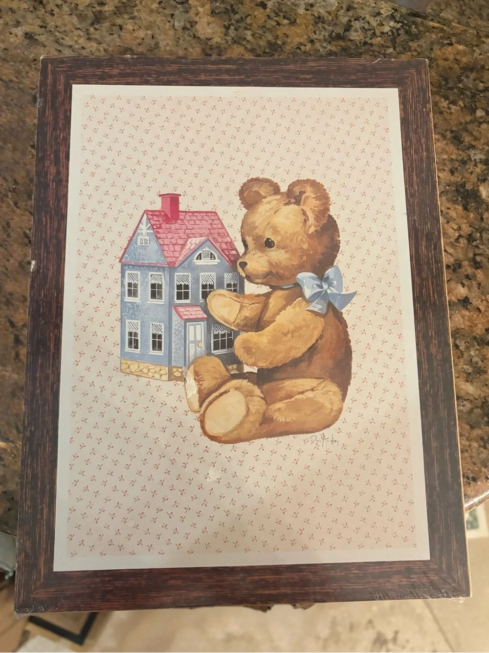 2 unframed lithograph print by artist Don Ashley from this vintage 1980s nursery